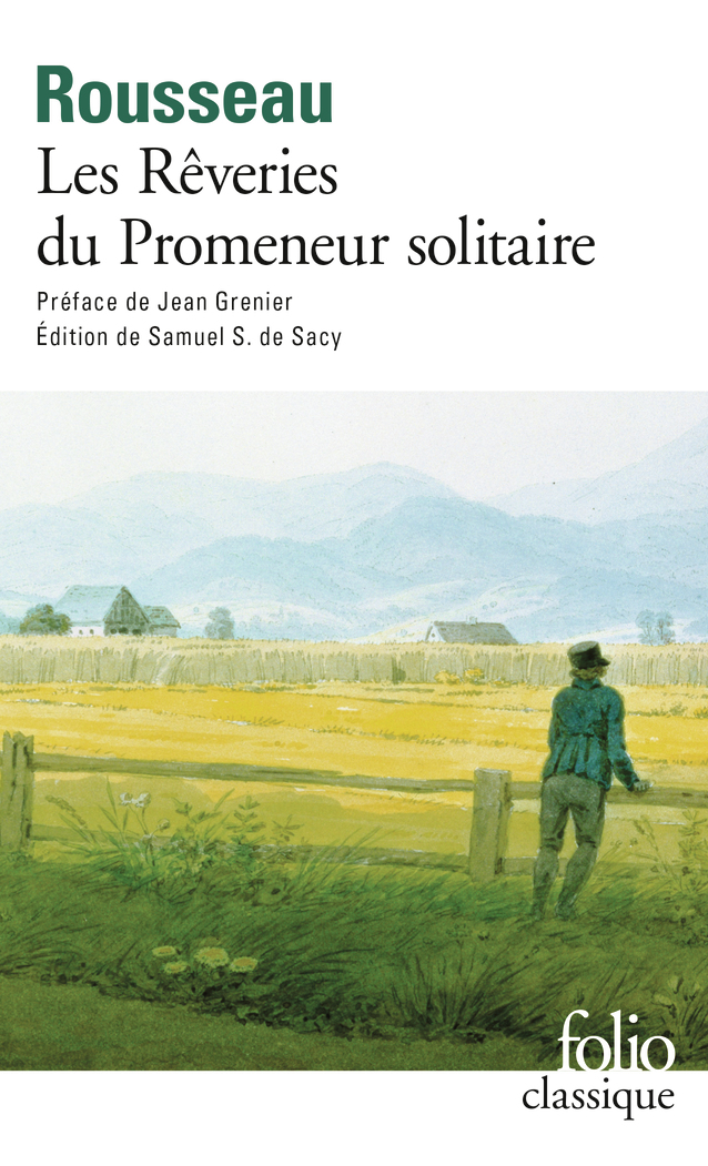 Livre Les Rêveries du Promeneur solitaire Folio