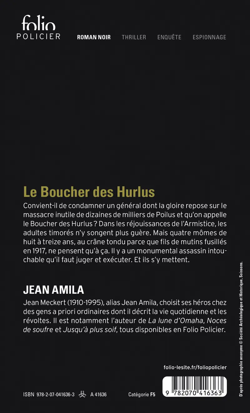 Le Boucher des Hurlus - Jean Amila